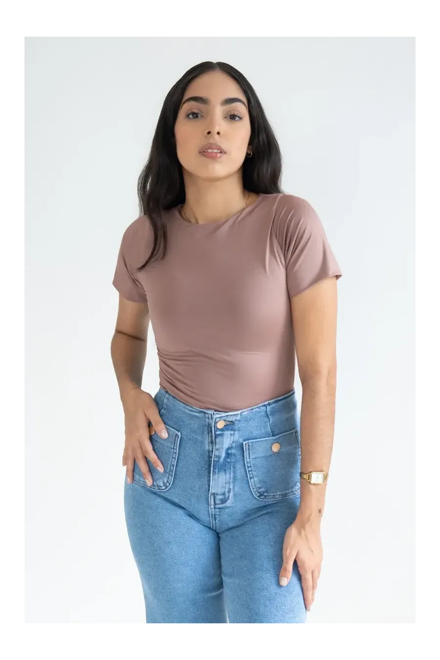 TSHIRT BASICA CAMEL