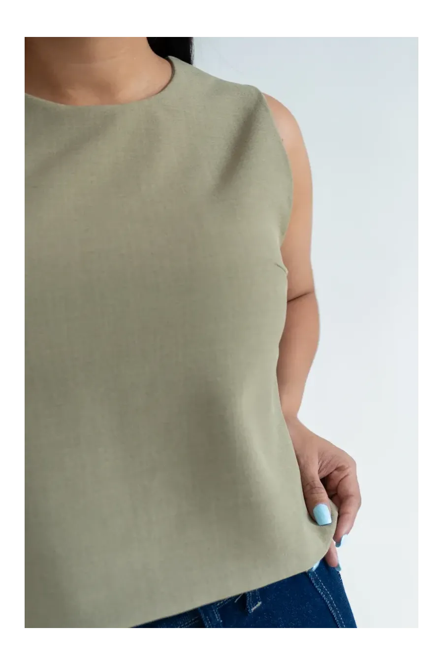 SASTRE LINA VERDE OLIVO