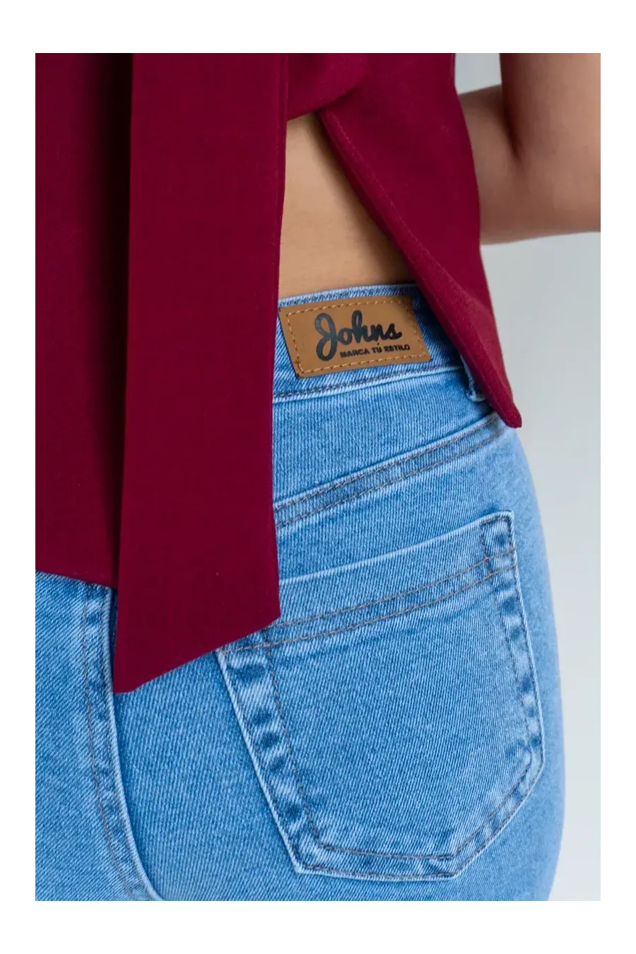 PALAZZO FLAT CELESTE DENIM