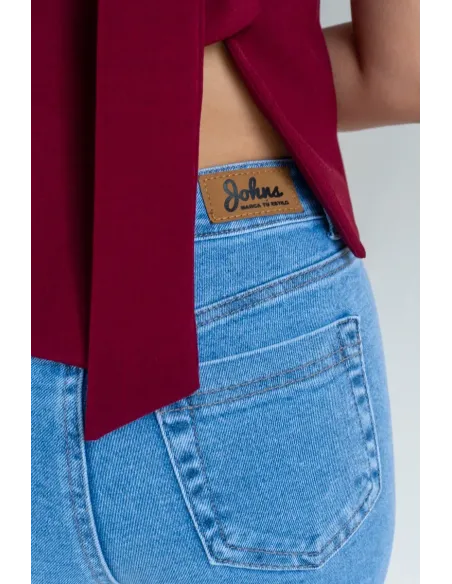 PALAZZO FLAT CELESTE DENIM