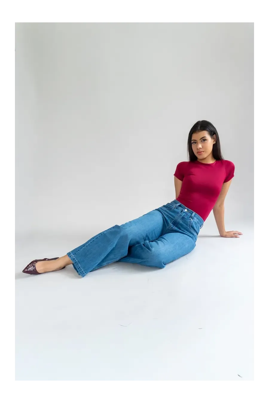 CINCH BAGGY TEAL JEAN