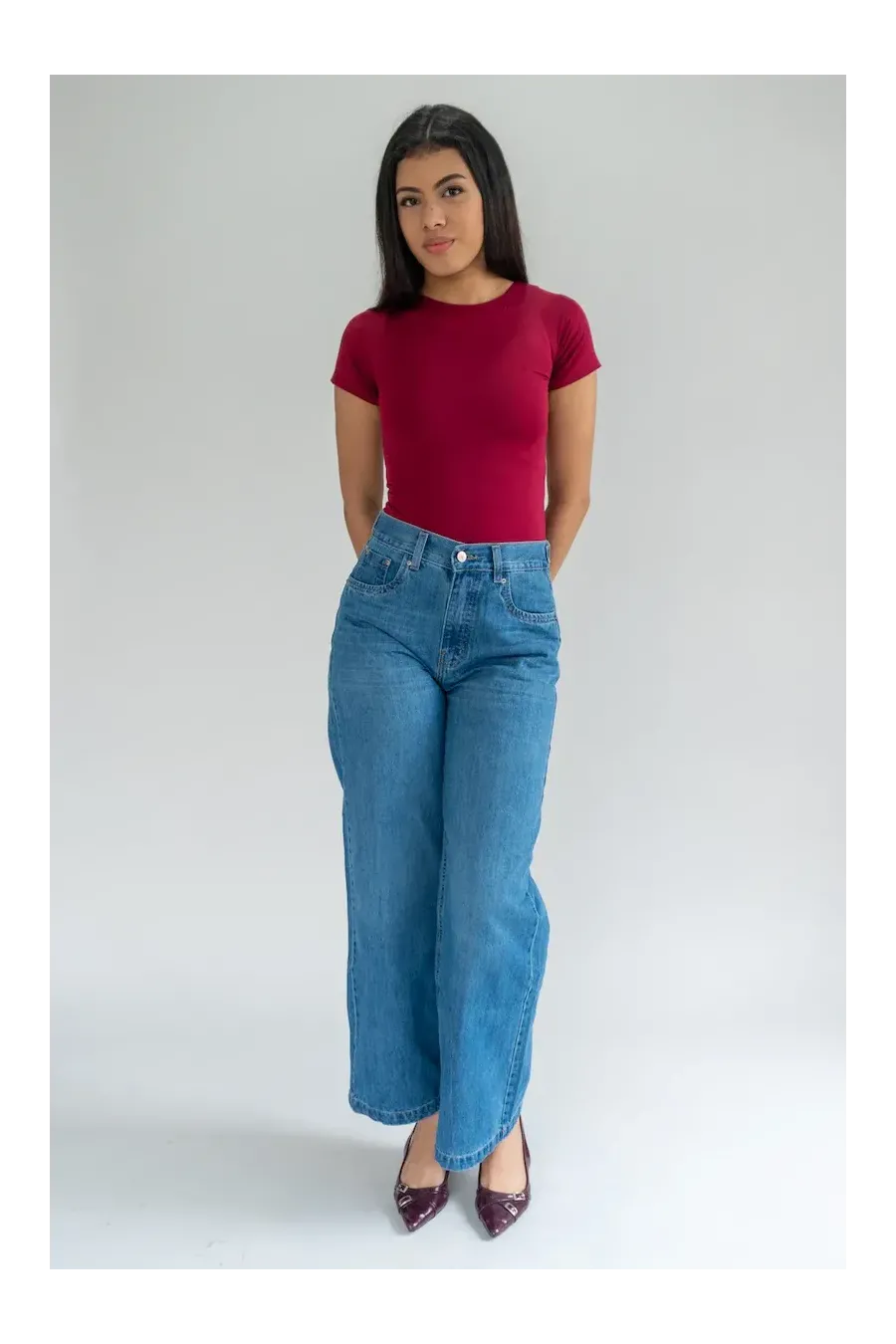 CINCH BAGGY TEAL JEAN