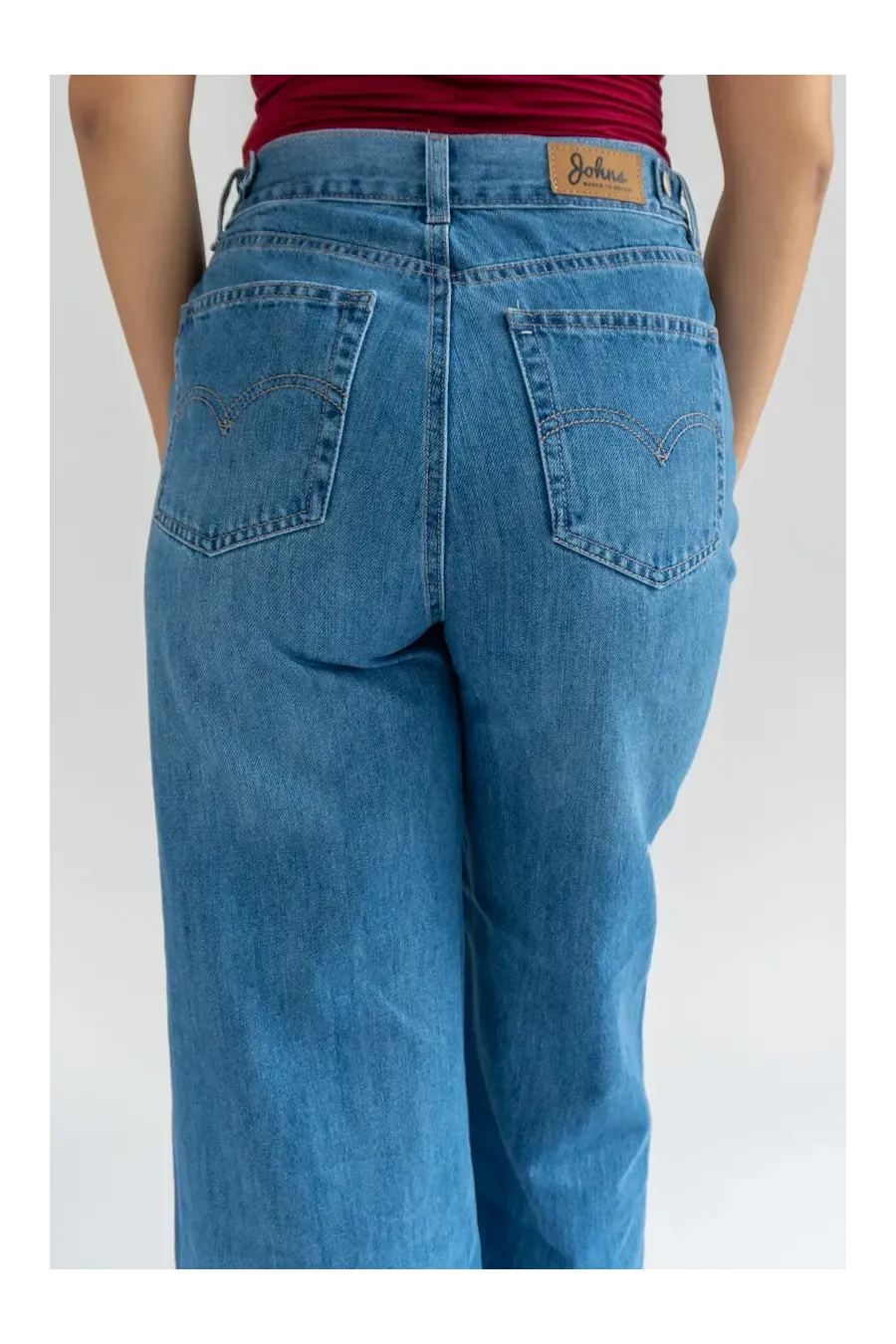 CINCH BAGGY TEAL JEAN