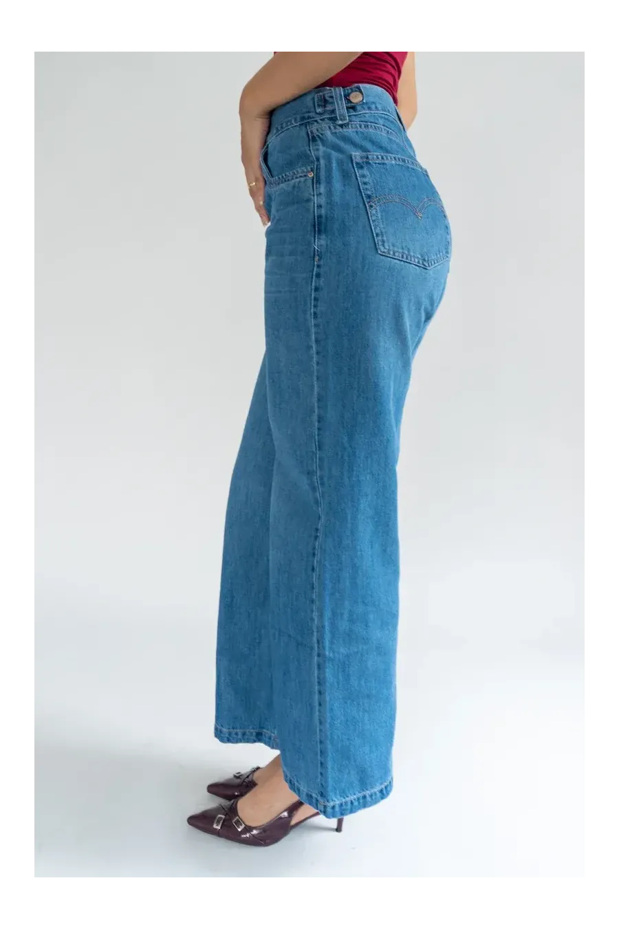 CINCH BAGGY TEAL JEAN