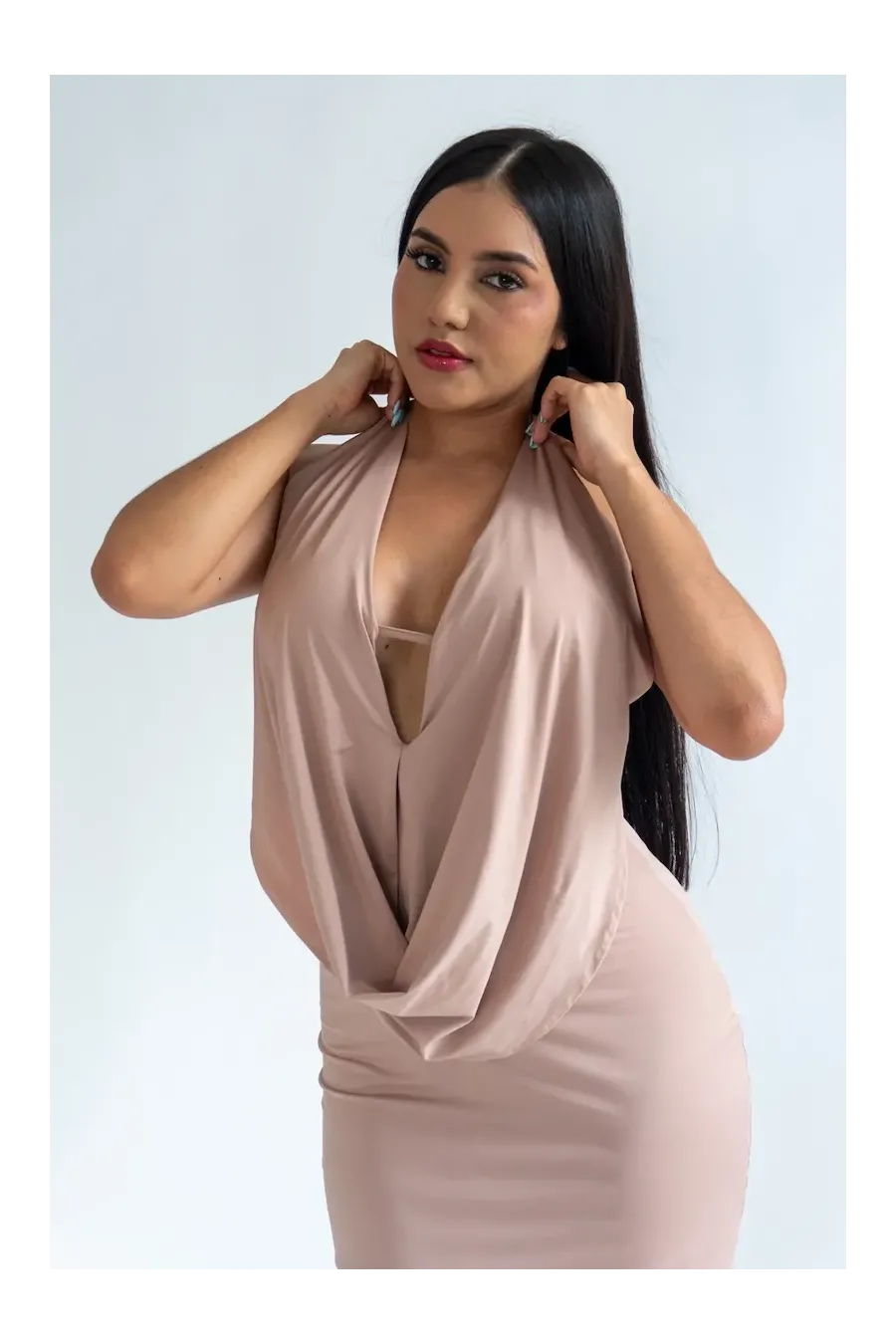 CODICIA DRESS BEIGE