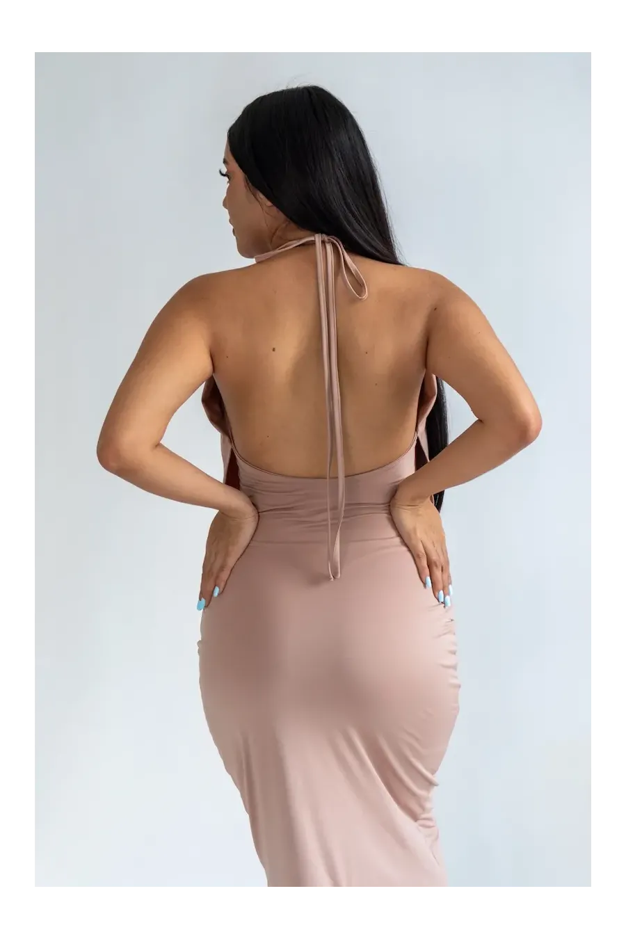 CODICIA DRESS BEIGE 2