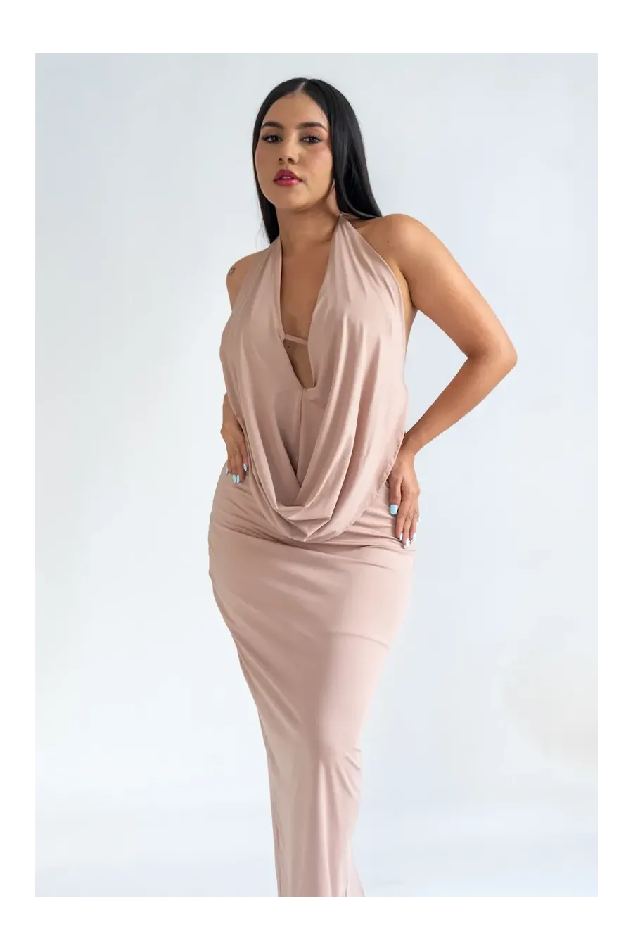 CODICIA DRESS BEIGE