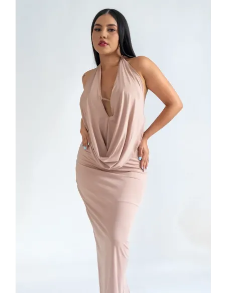 CODICIA DRESS BEIGE