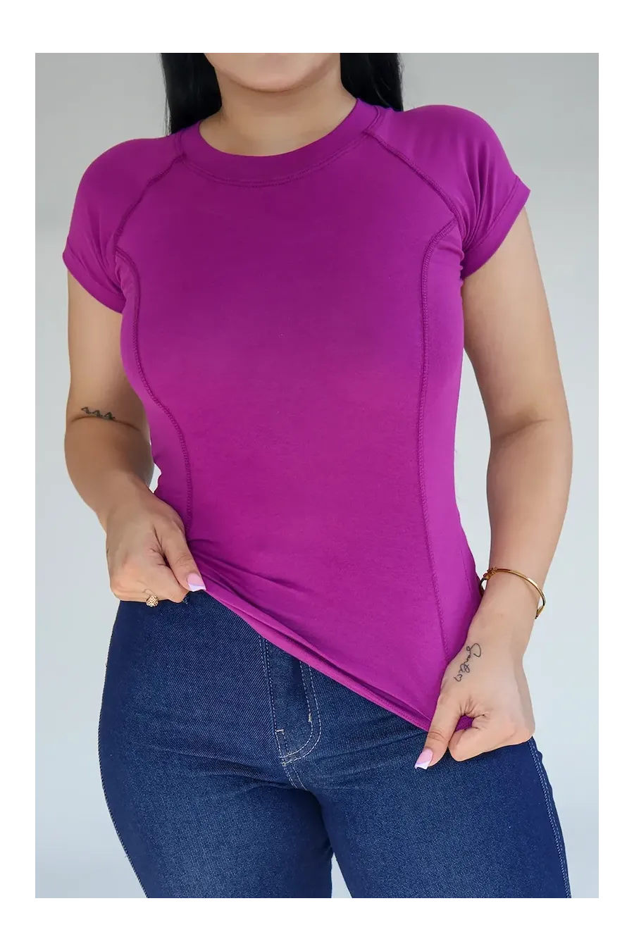BABBY TEE MORADA