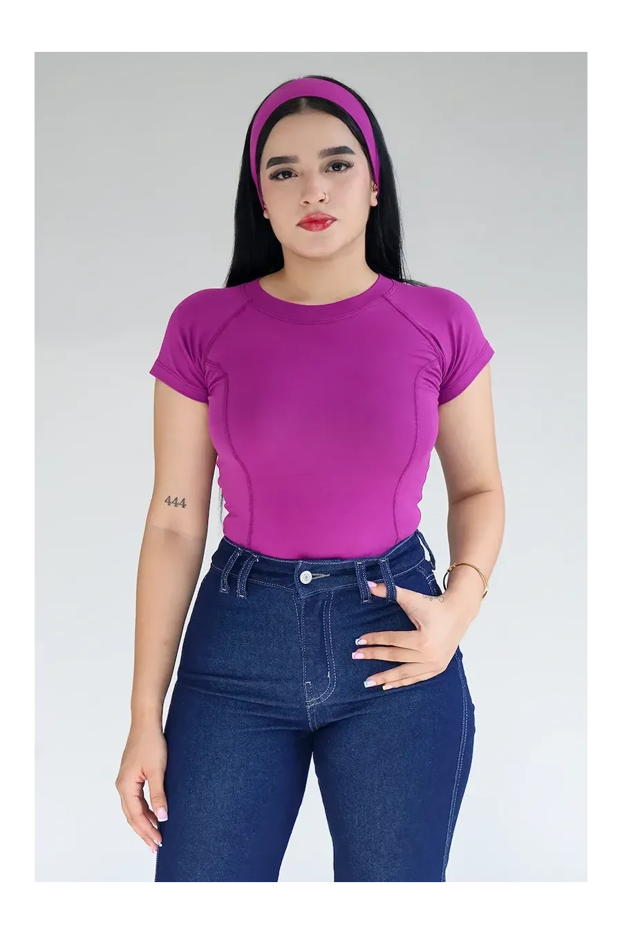 BABBY TEE MORADA