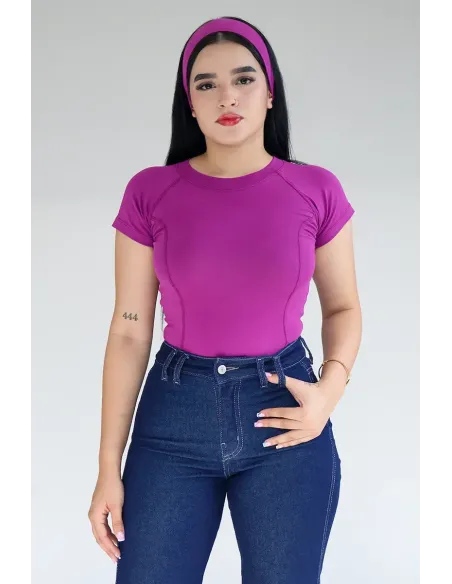 BABBY TEE MORADA