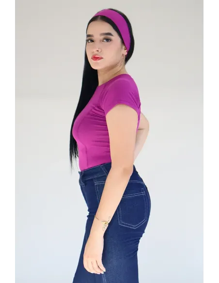 BABBY TEE MORADA