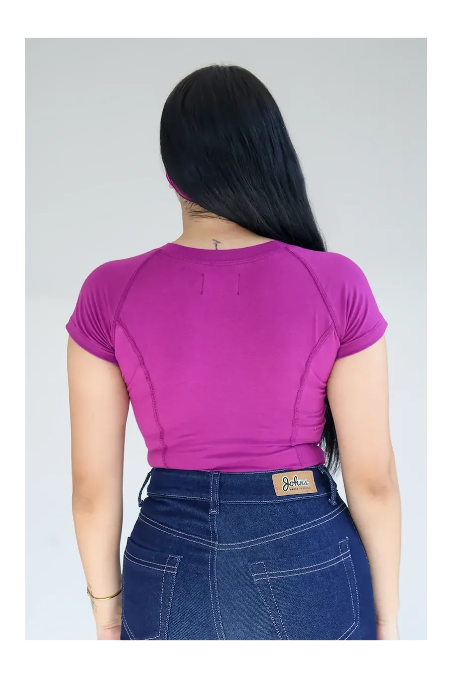 BABBY TEE MORADA