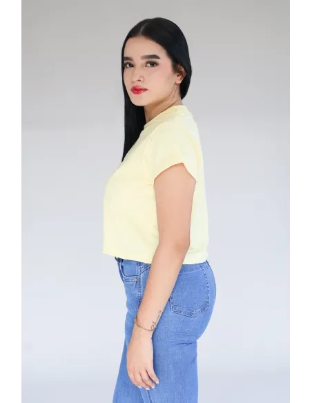 CROP TOP AMARILLA