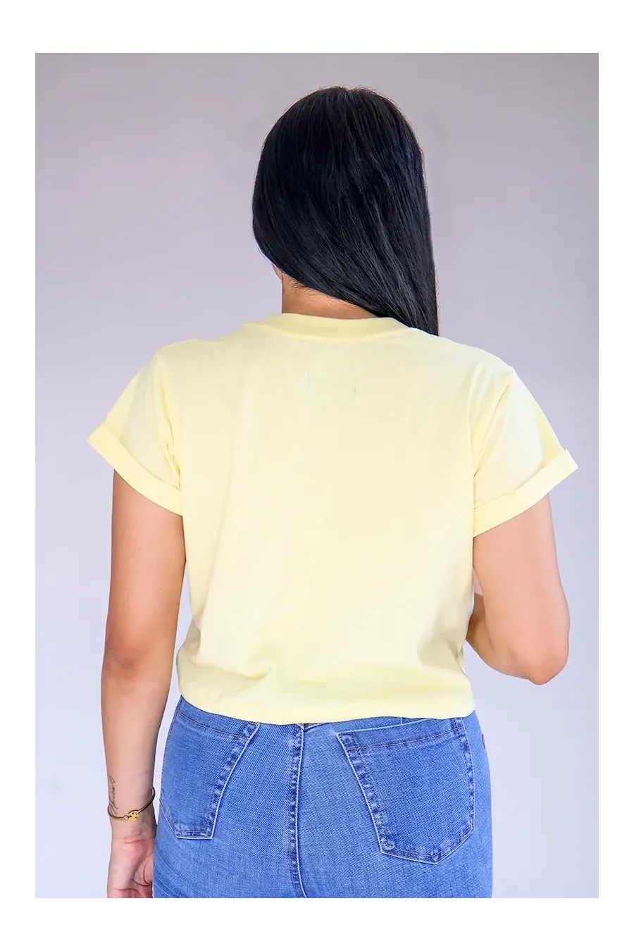 CROP TOP AMARILLA