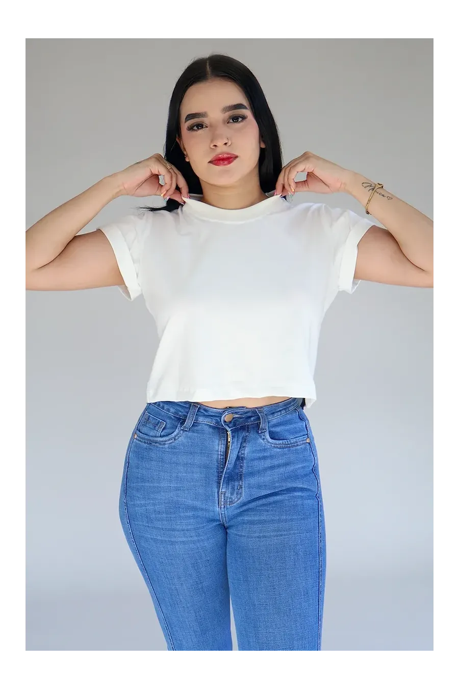 CROP TOP BLANCA