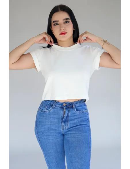 CROP TOP BLANCA