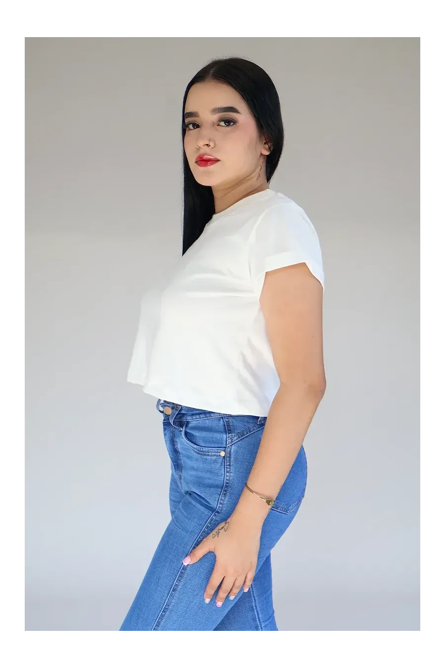 CROP TOP BLANCA