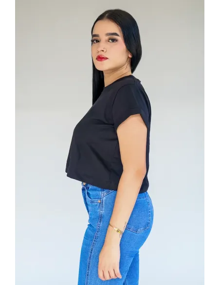CROP TOP NEGRA