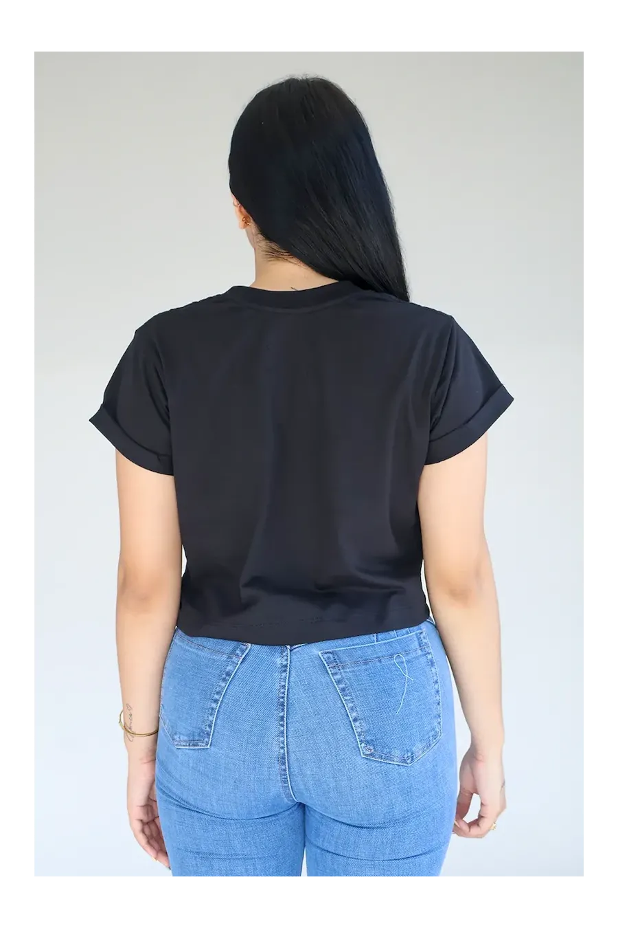 CROP TOP NEGRA