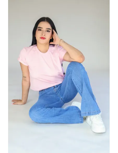CROP TOP ROSADA