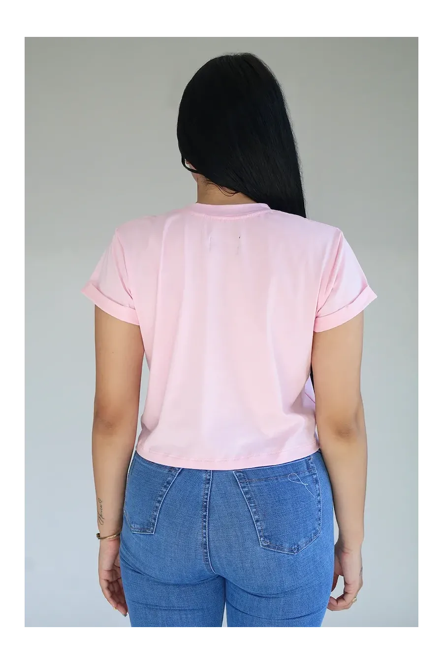 CROP TOP ROSADA