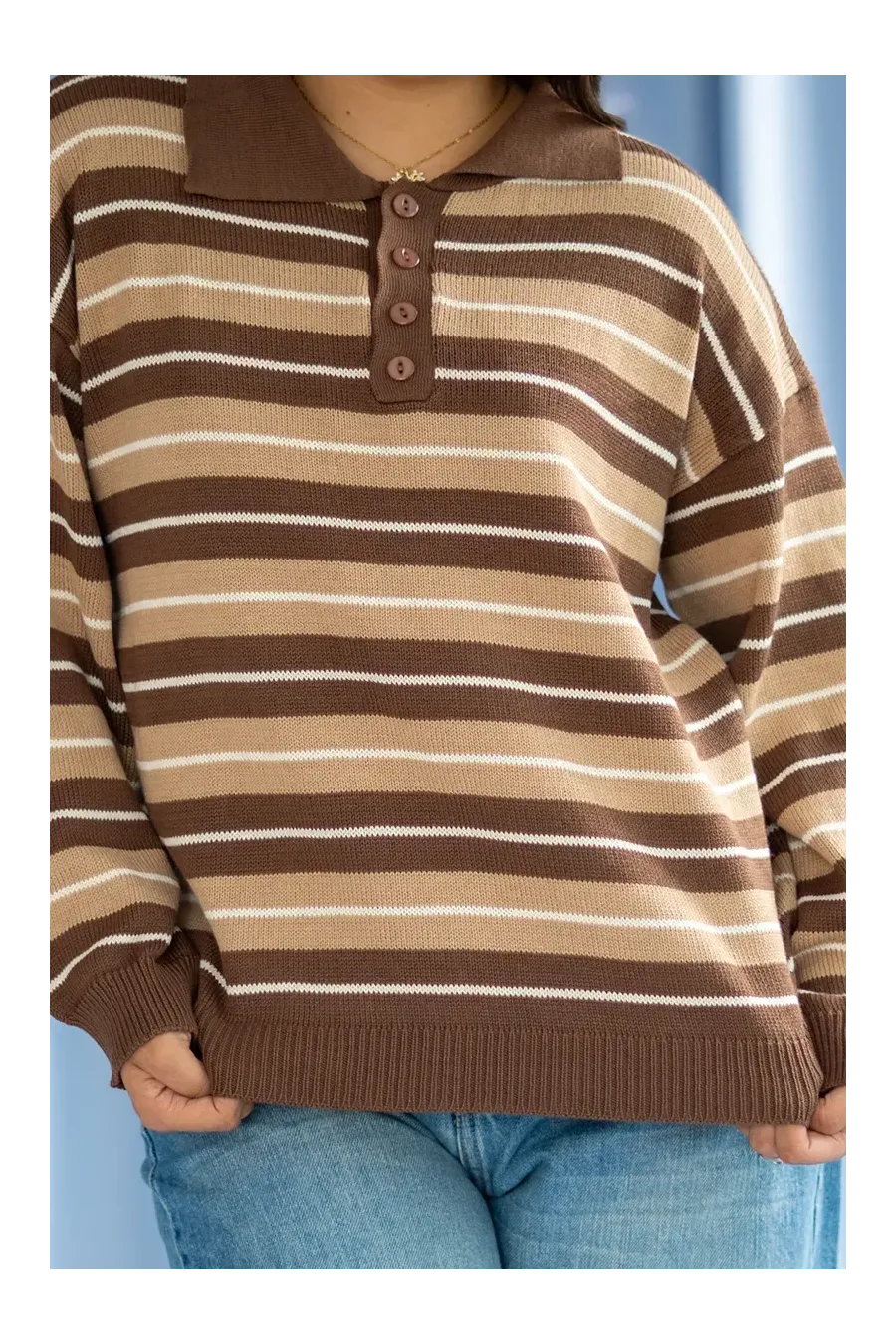 SWEATER VINTAGE CAFÉ/BEIGE 2