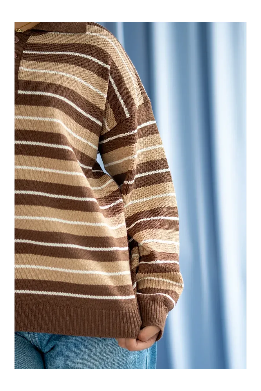 SWEATER VINTAGE CAFÉ/BEIGE