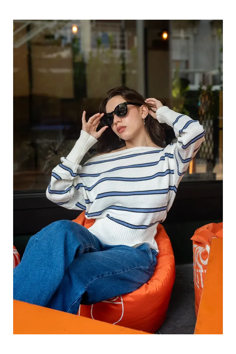 RETRO BLANCO/AZUL