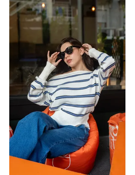 RETRO BLANCO/AZUL