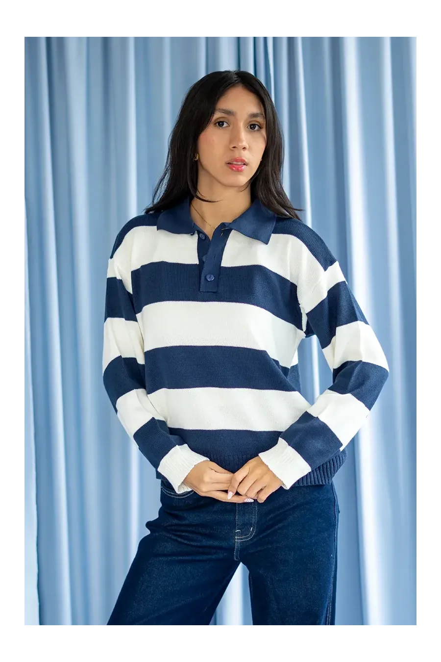 RETROCHIC BLANCO/AZUL