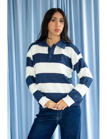 RETROCHIC BLANCO/AZUL