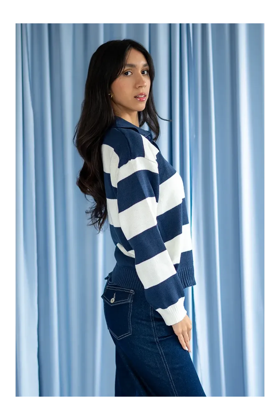 RETROCHIC BLANCO/AZUL