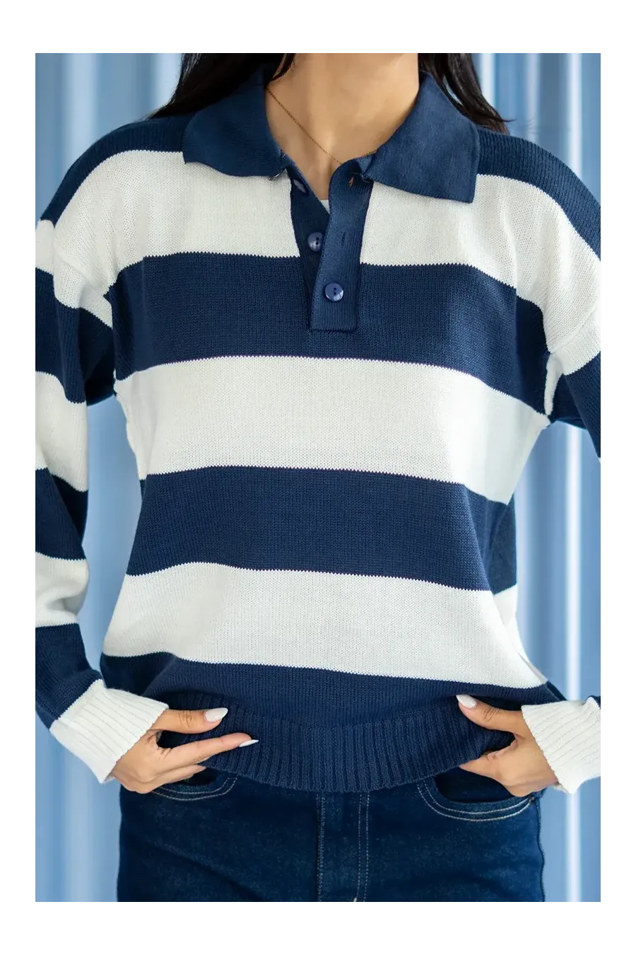 RETROCHIC BLANCO/AZUL