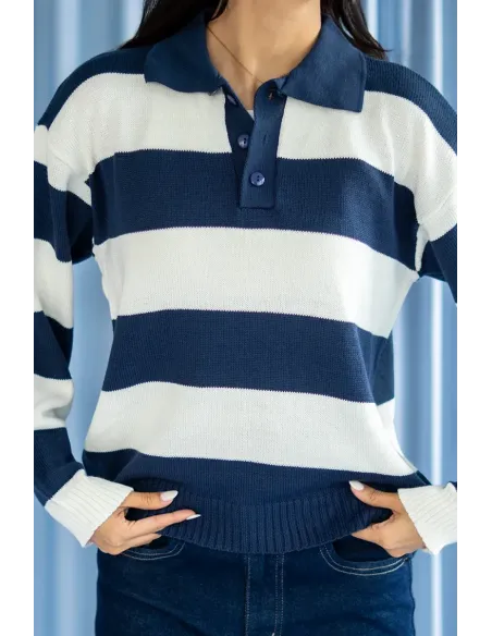 RETROCHIC BLANCO/AZUL