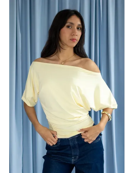 TOP RETRO AMARILLA
