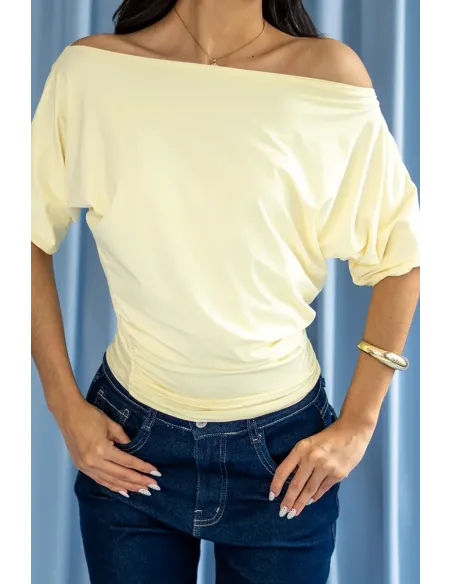TOP RETRO AMARILLA