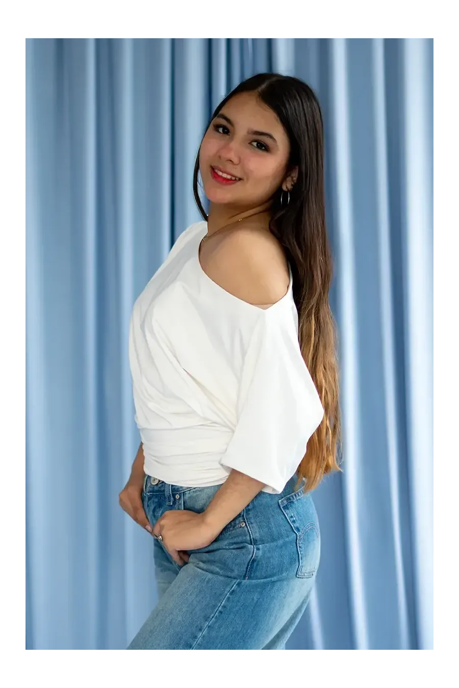 TOP RETRO MARFIL