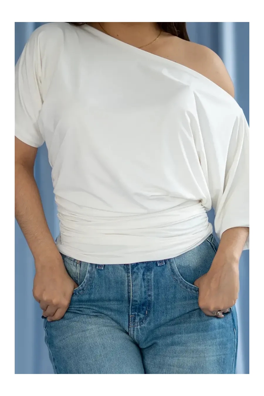TOP RETRO MARFIL