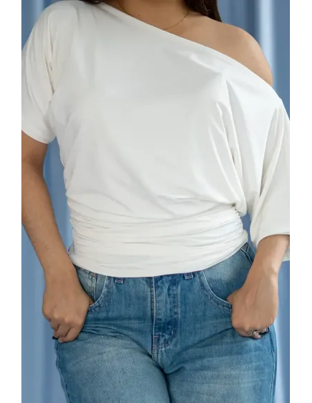 TOP RETRO MARFIL
