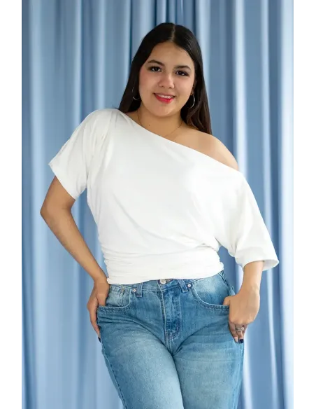 TOP RETRO MARFIL