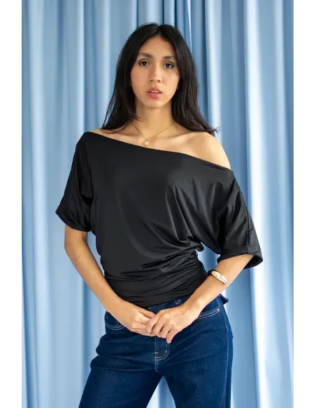 TOP RETRO NEGRA