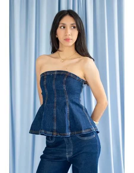 CLARTE VEST JEAN OSCURO