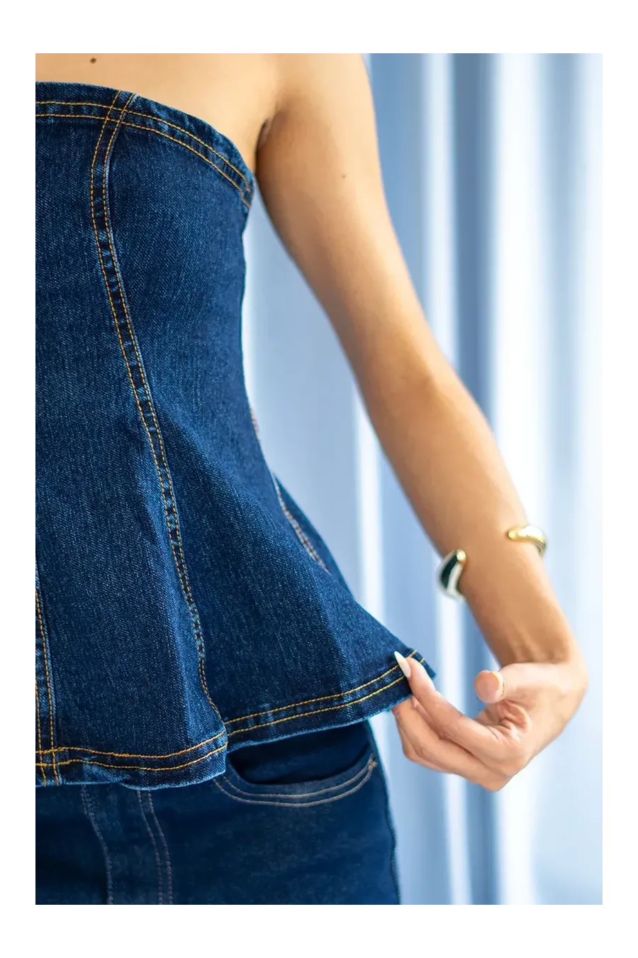 CLARTE VEST JEAN OSCURO