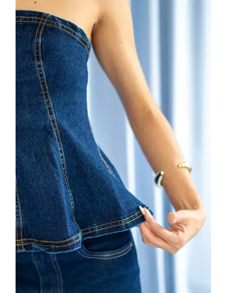 CLARTE VEST JEAN OSCURO