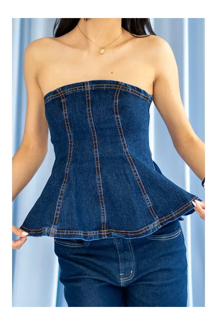 CLARTE VEST JEAN OSCURO
