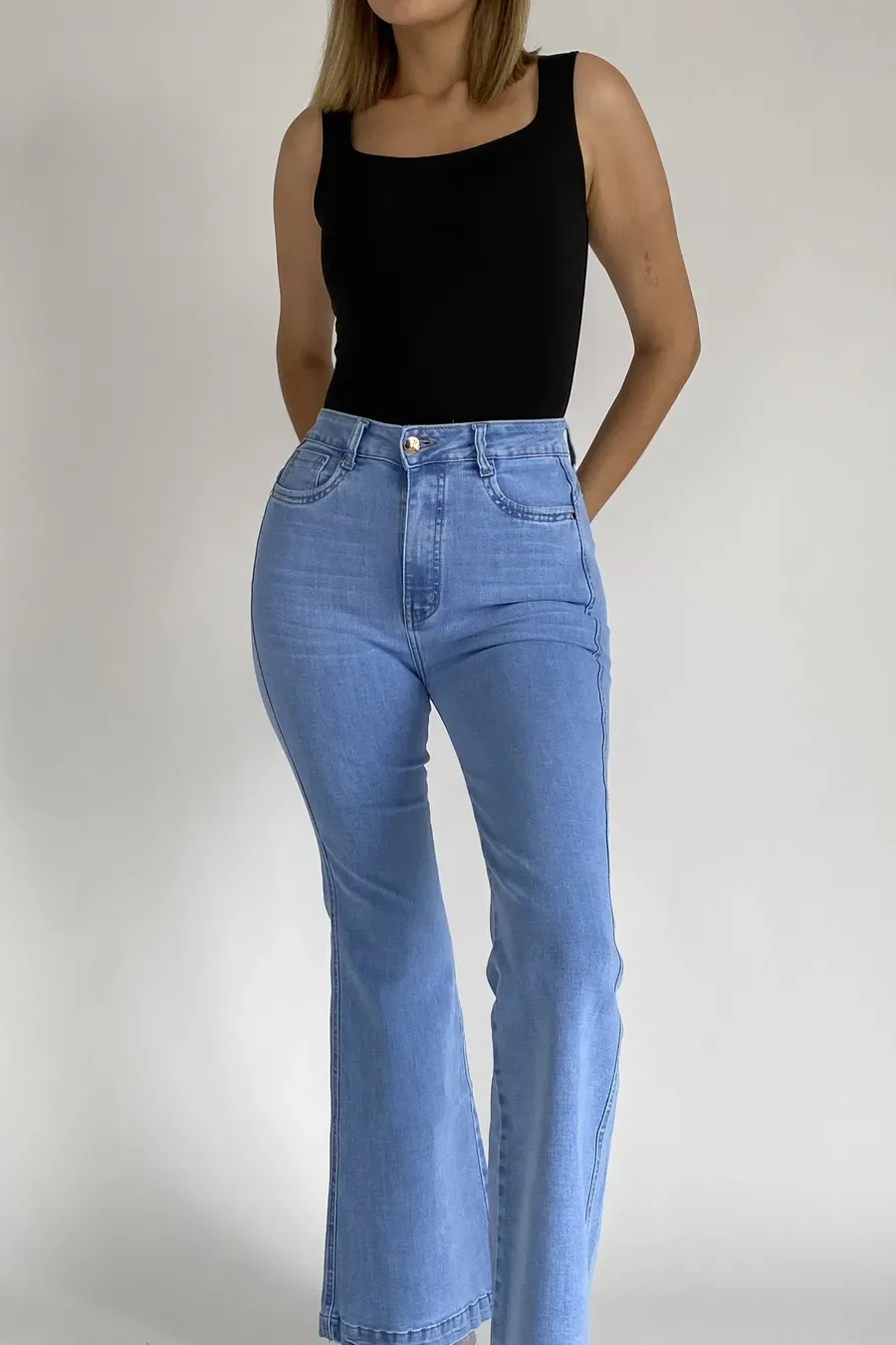 FLARED DENIM JOHNS