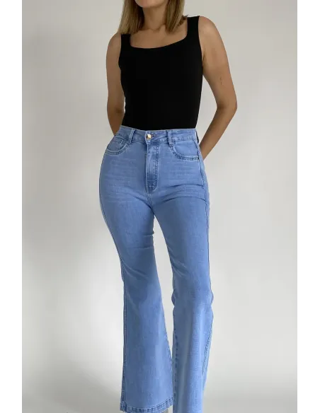 FLARED DENIM JOHNS