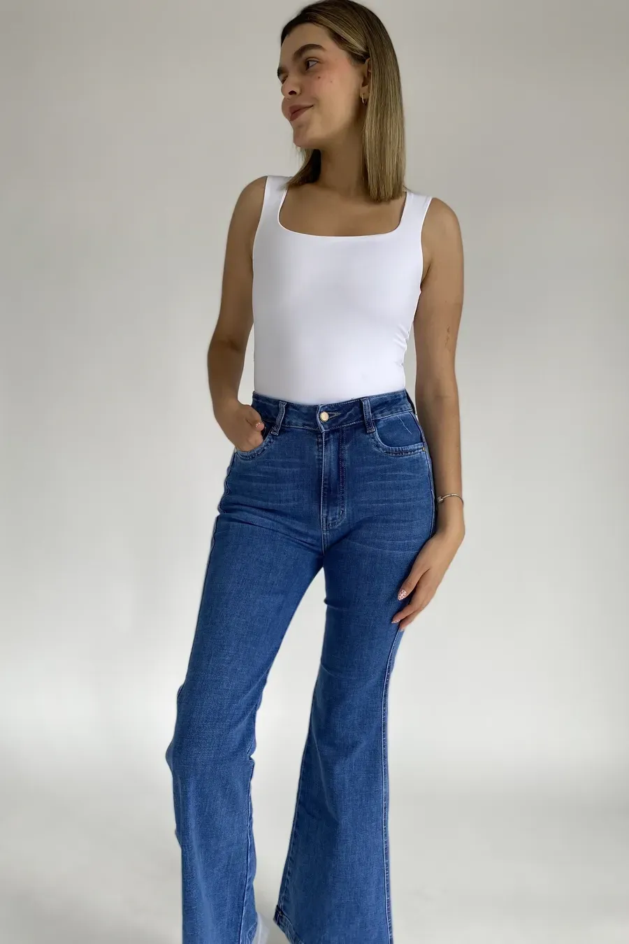 FLARED DENIM JOHNS