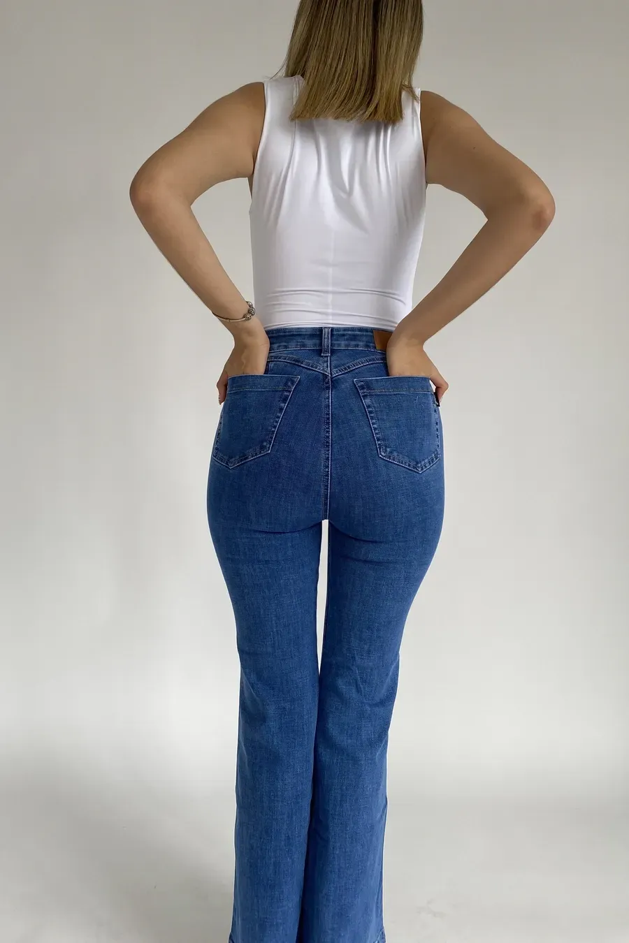 FLARED DENIM JOHNS